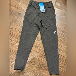 🆕Odlo Gray Activewear Pants men’s run easy 365 NWT